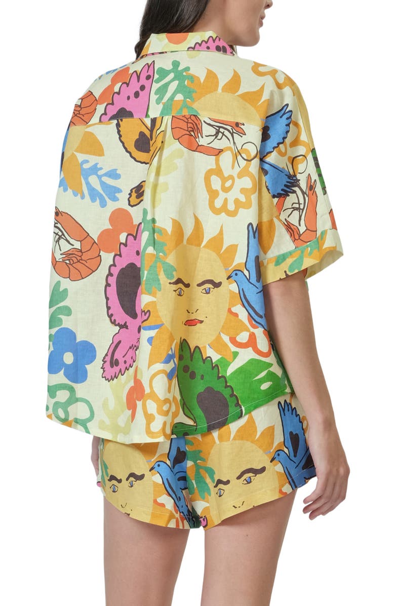 Walnut Melbourne Tropez Shirt, Alternate, color, Soiree