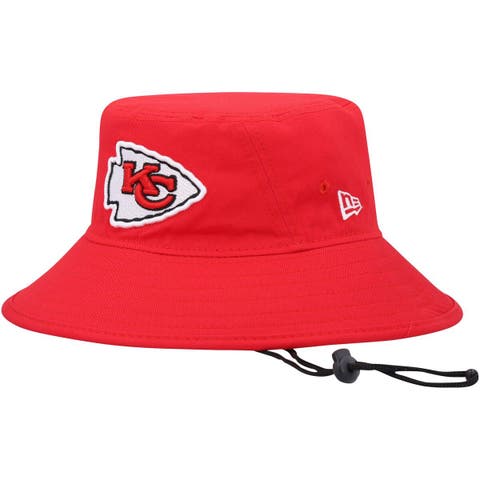 Men's New Era Red Kansas City Chiefs Main Bucket Hat