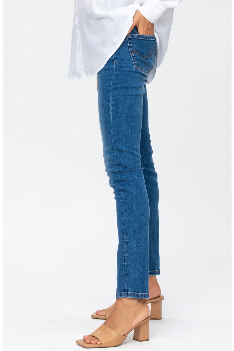 Skinny Maternity Jeans, Alternate, color, MEDIUM BLUE