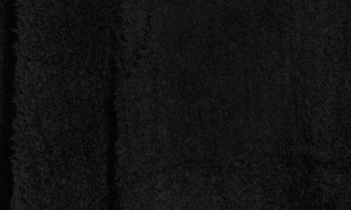 Shop Barefoot Dreams Cozychic® Ribbed Hooded Poncho In Black
