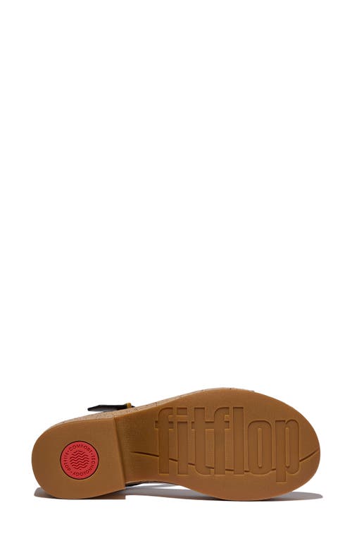 Fitflop Platfforms Ankle Strap Platform Wedge Sandal In Black