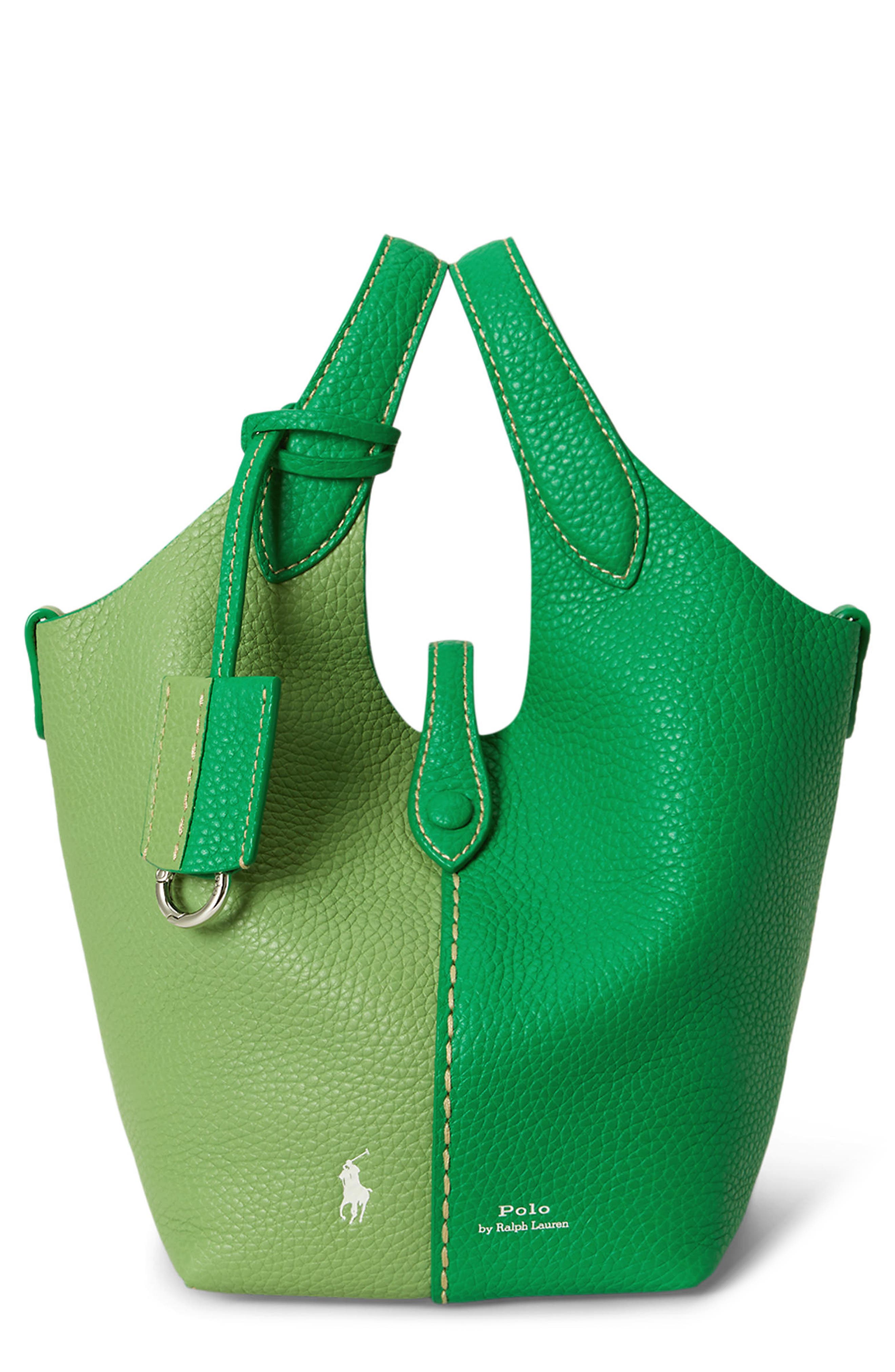 Polo Ralph Lauren Polo Play Leather Crossbody Bag, Main, color, Parrot/ Parakeet