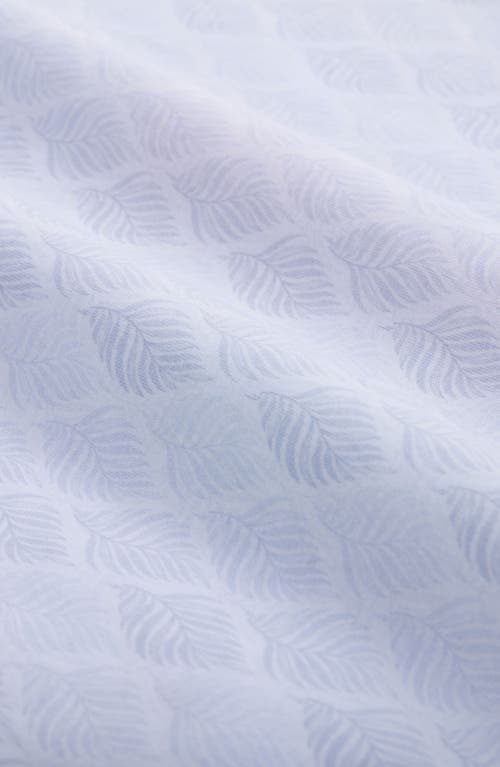 Bugatchi James Ooohcotton® Leaf Print Button-up Shirt In White