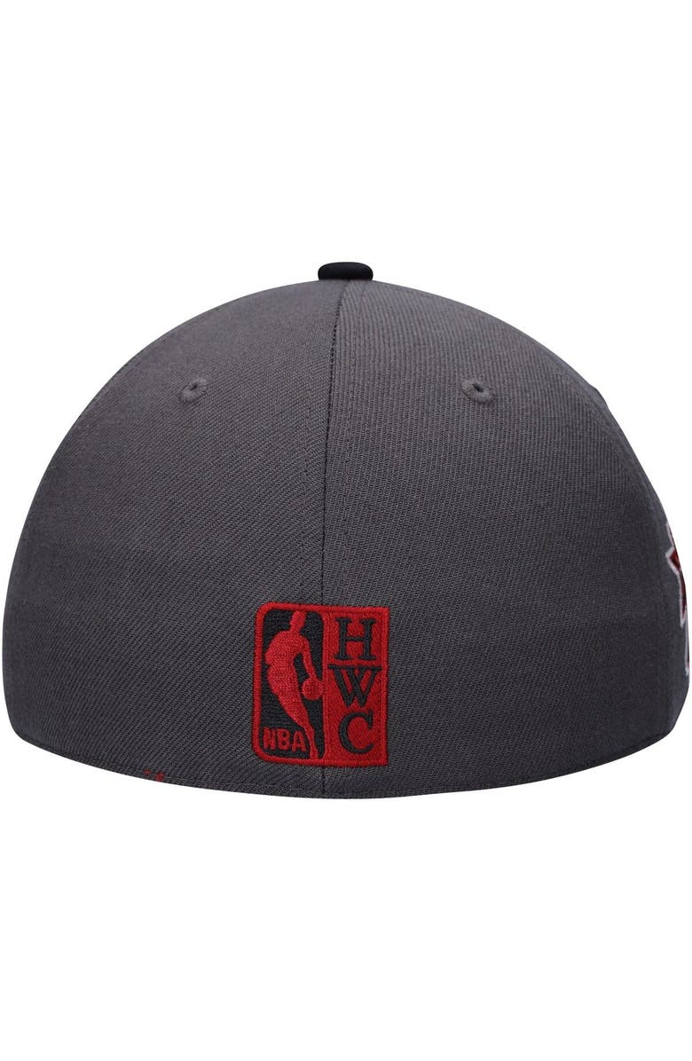 Mitchell & Ness Men's Mitchell & Ness Charcoal/Black Philadelphia 76ers Hardwood Classics 40th Anniversary Born & Bred Fitted Hat, Alternate, color, 