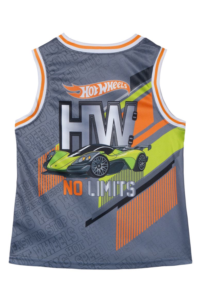 Athletic 2-Piece Tank Top and Shorts Set, Alternate, color, Hot Wheels Dark Grey