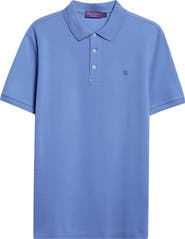 Ralph Lauren Purple Label Embroidered Logo Cotton Piqué Polo