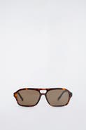 COS Rectangular Aviator Sunglasses
