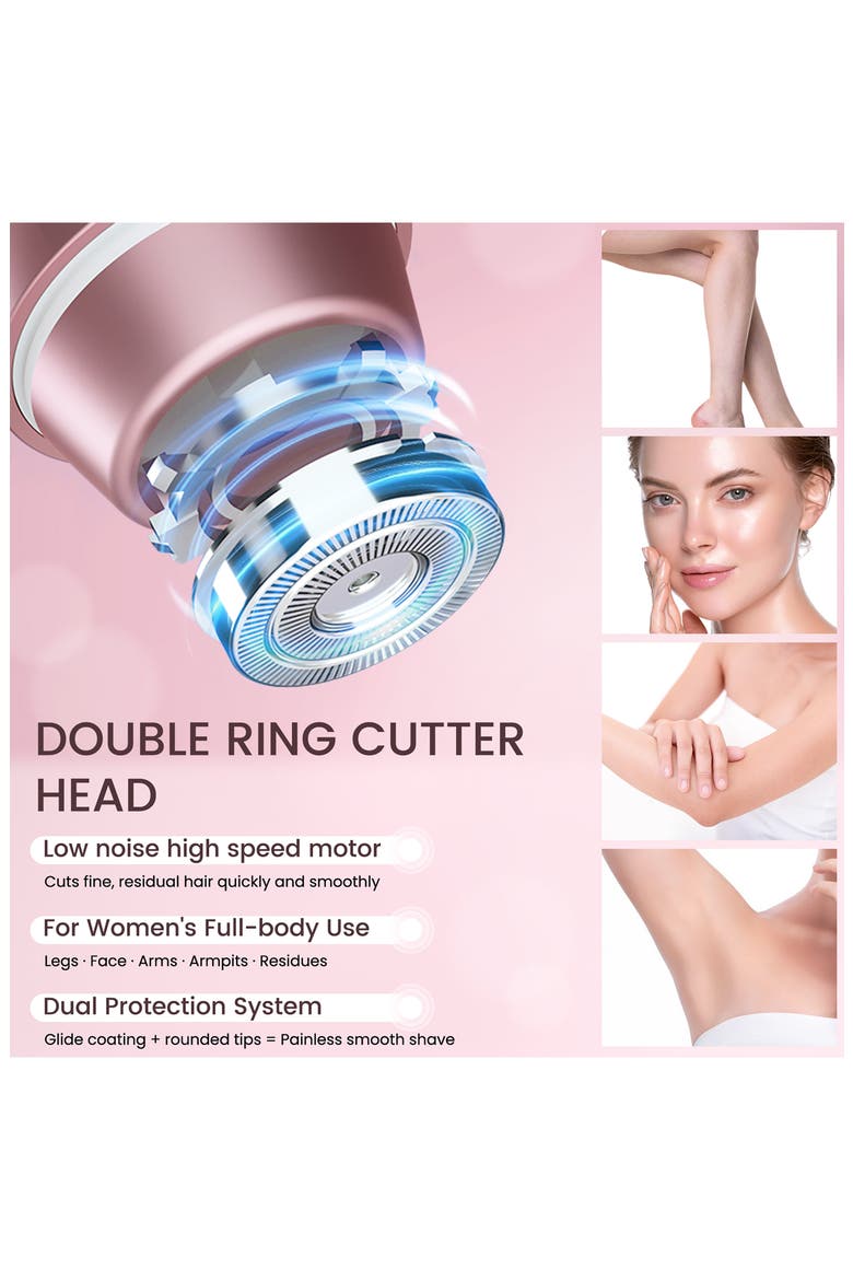 Glow G1 Pro 3-in-1 Bikini & Nose Hair Trimmer & Facial Shaver, Alternate, color, NO COLOR