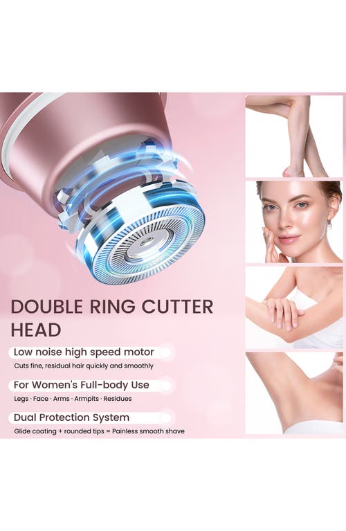 Lila By Akunbem Glow G1 Pro 3-in-1 Bikini & Nose Hair Trimmer & Facial Shaver In Transparent