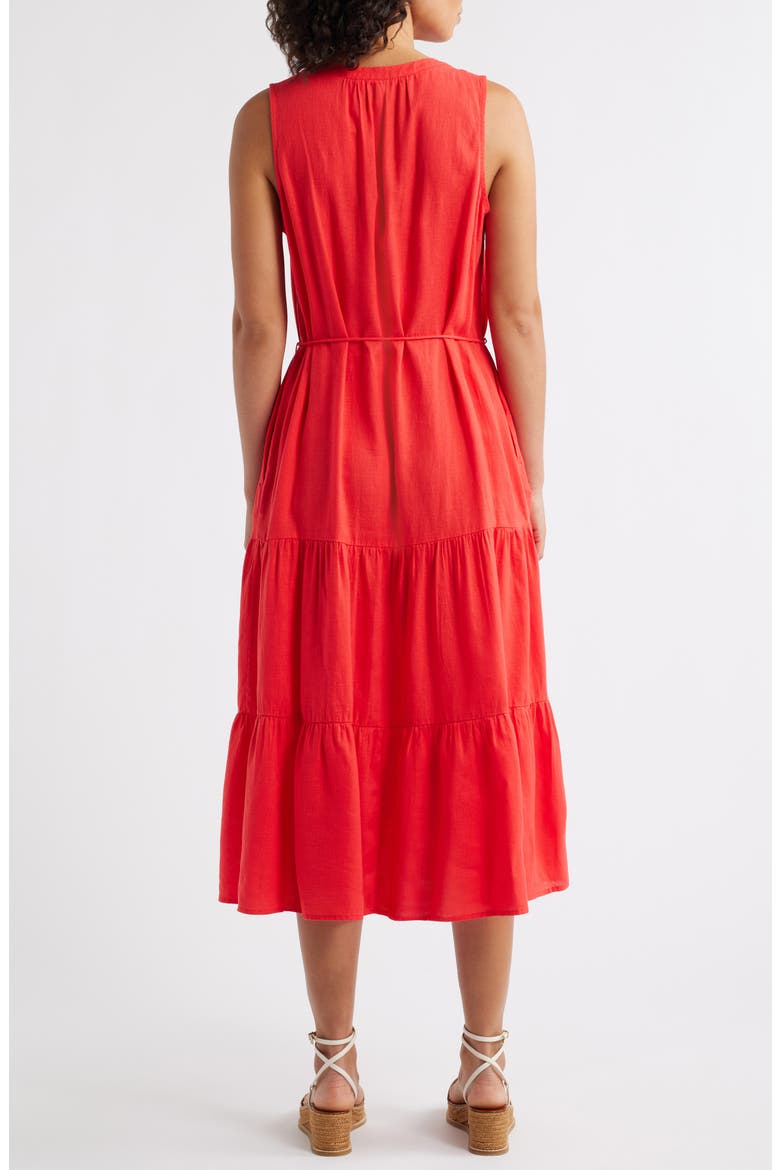 Coastal Tide Sleeveless Dress, Alternate, color, APPLE BLOSSOM