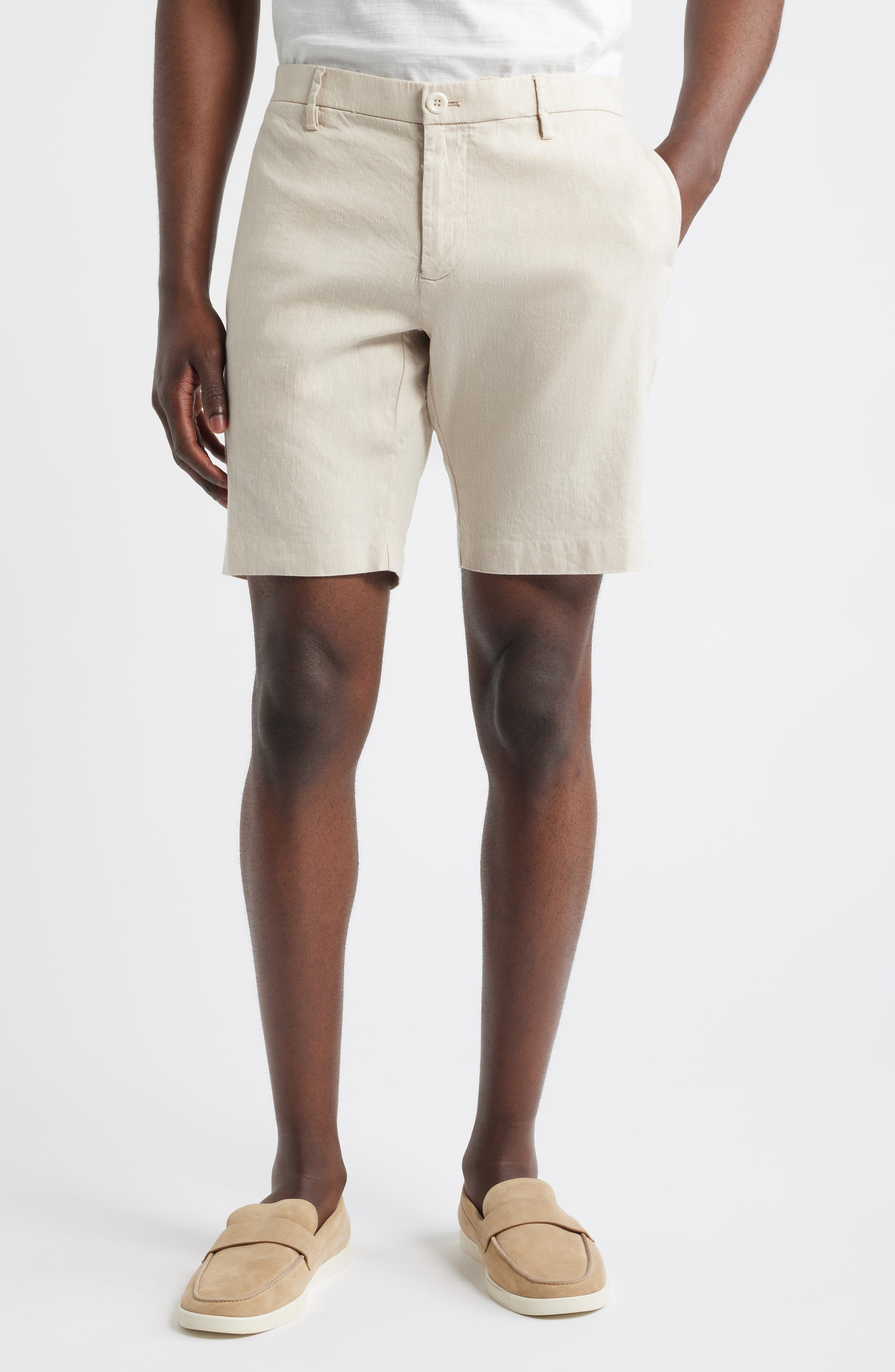 Oasis 8.5-Inch Linen Blend Bermuda Shorts - image 3