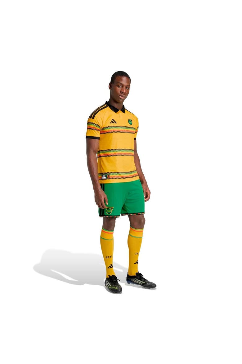 Men's adidas Green Jamaica National Team Replica Shorts, Alternate, color, Green