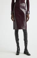 Courrèges Vinyl Skirt