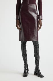 Courrèges Vinyl Skirt