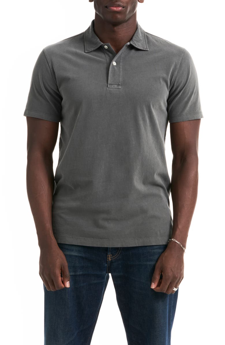 BUCK MASON Sueded Cotton Polo, Main, color, 