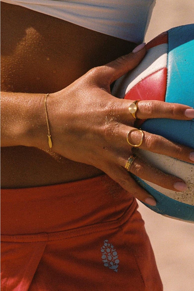 Fish Bracelet, Alternate, color, Gold