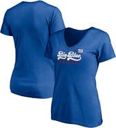 FANATICS Women's Fanatics Branded Royal New York Giants Hometown Collection Wildcat V-Neck T-Shirt