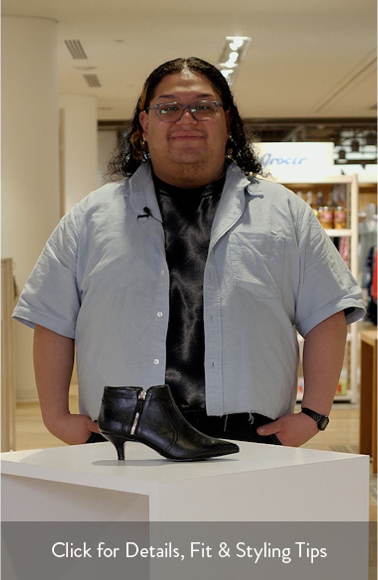 Annalee Kitten Heel Bootie, sales video thumbnail