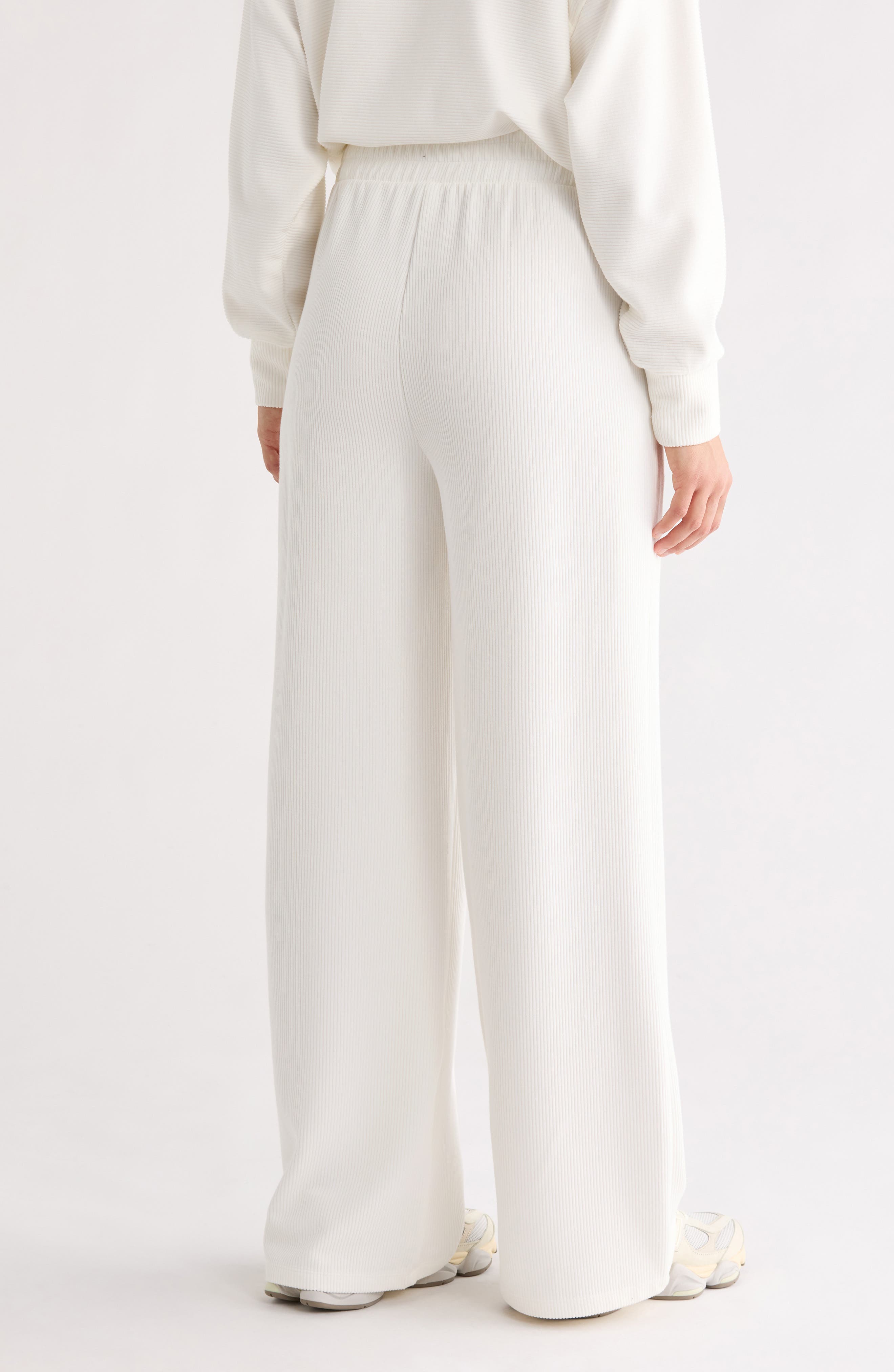 Ribbed Scuba Wide Leg Pants - image 4