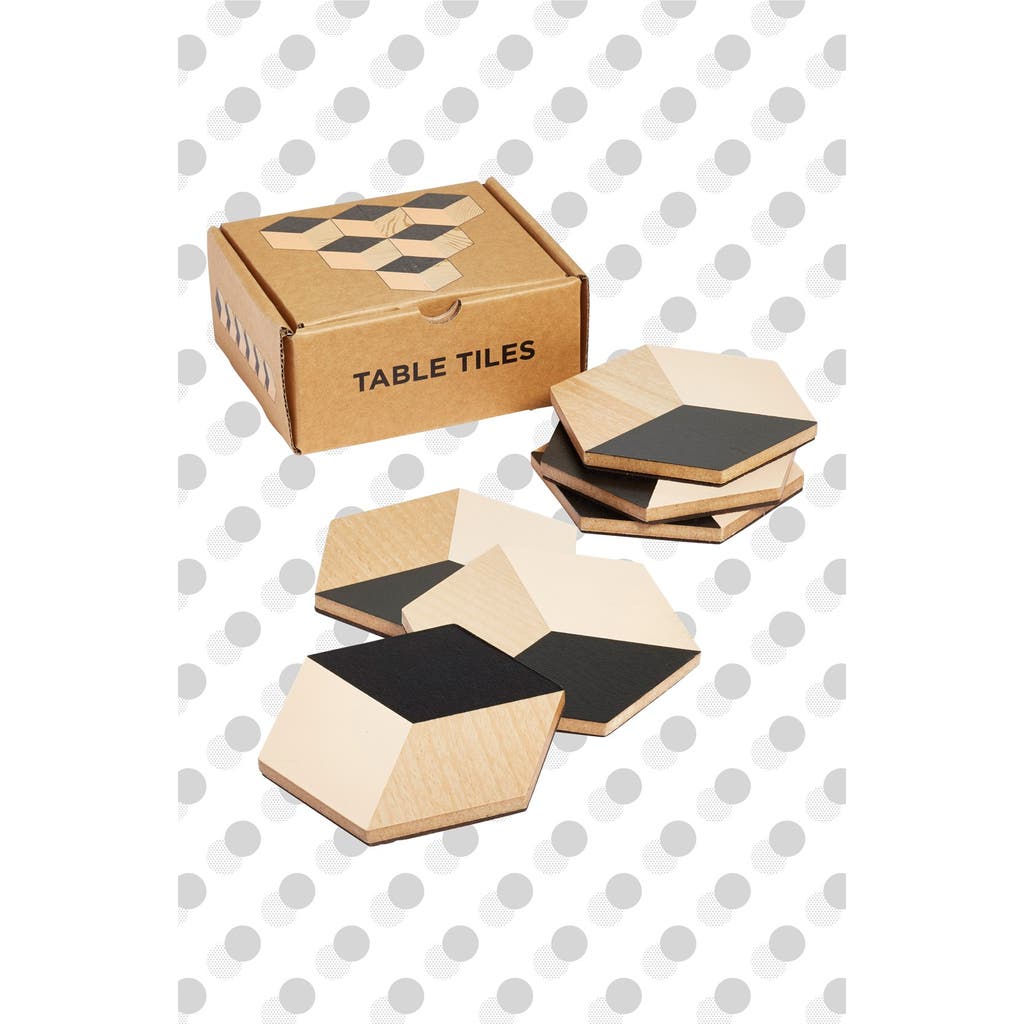 Areaware 'table Tiles' Coasters In Gold