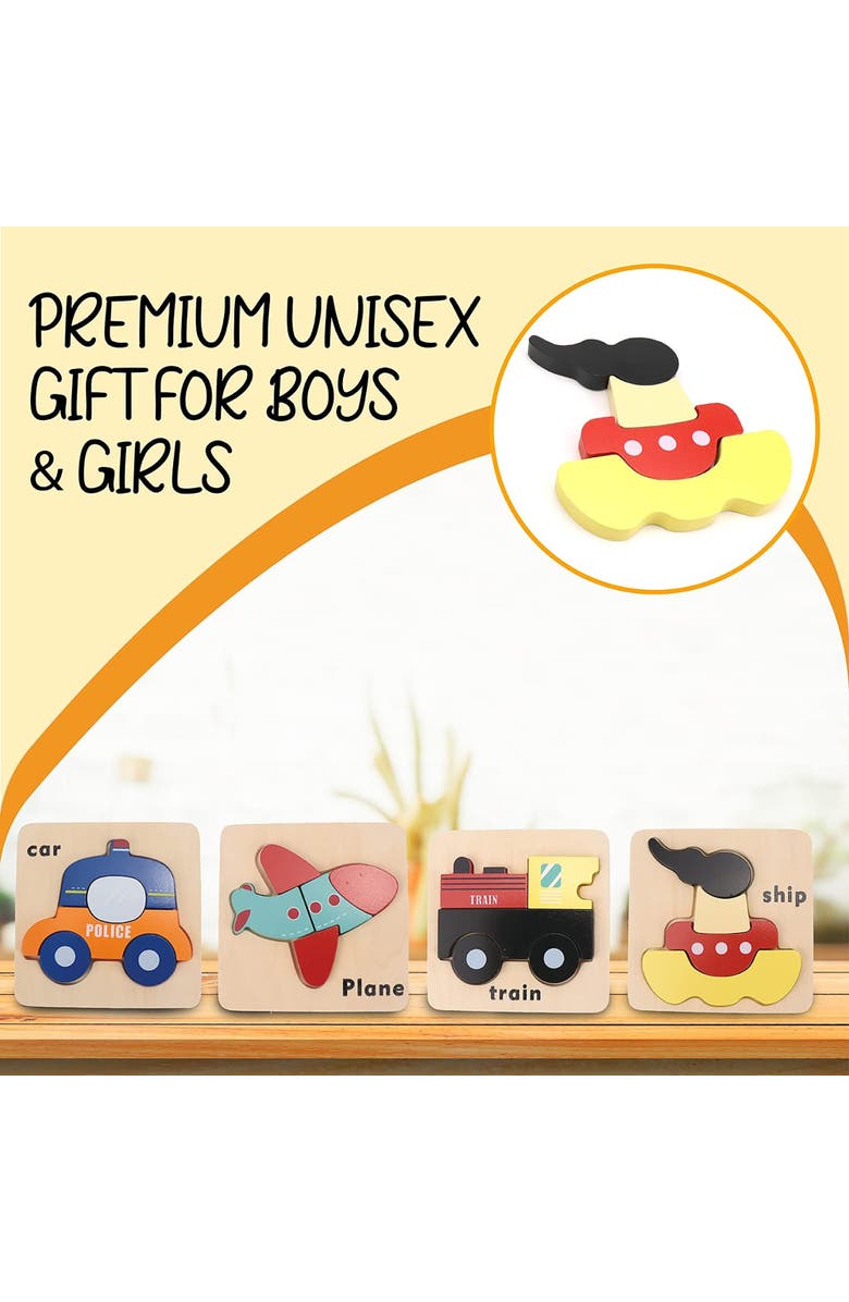 Leo & Friends Transportation Playset, 71-Pieces, Made for Kids 3-Years-Old+, Alternate, color, Red