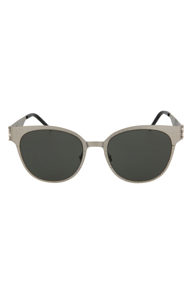 Saint Laurent 54mm Round Sunglasses, Main, color,