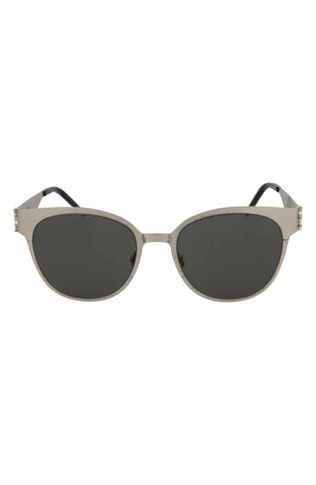 Saint Laurent 54mm Round Sunglasses