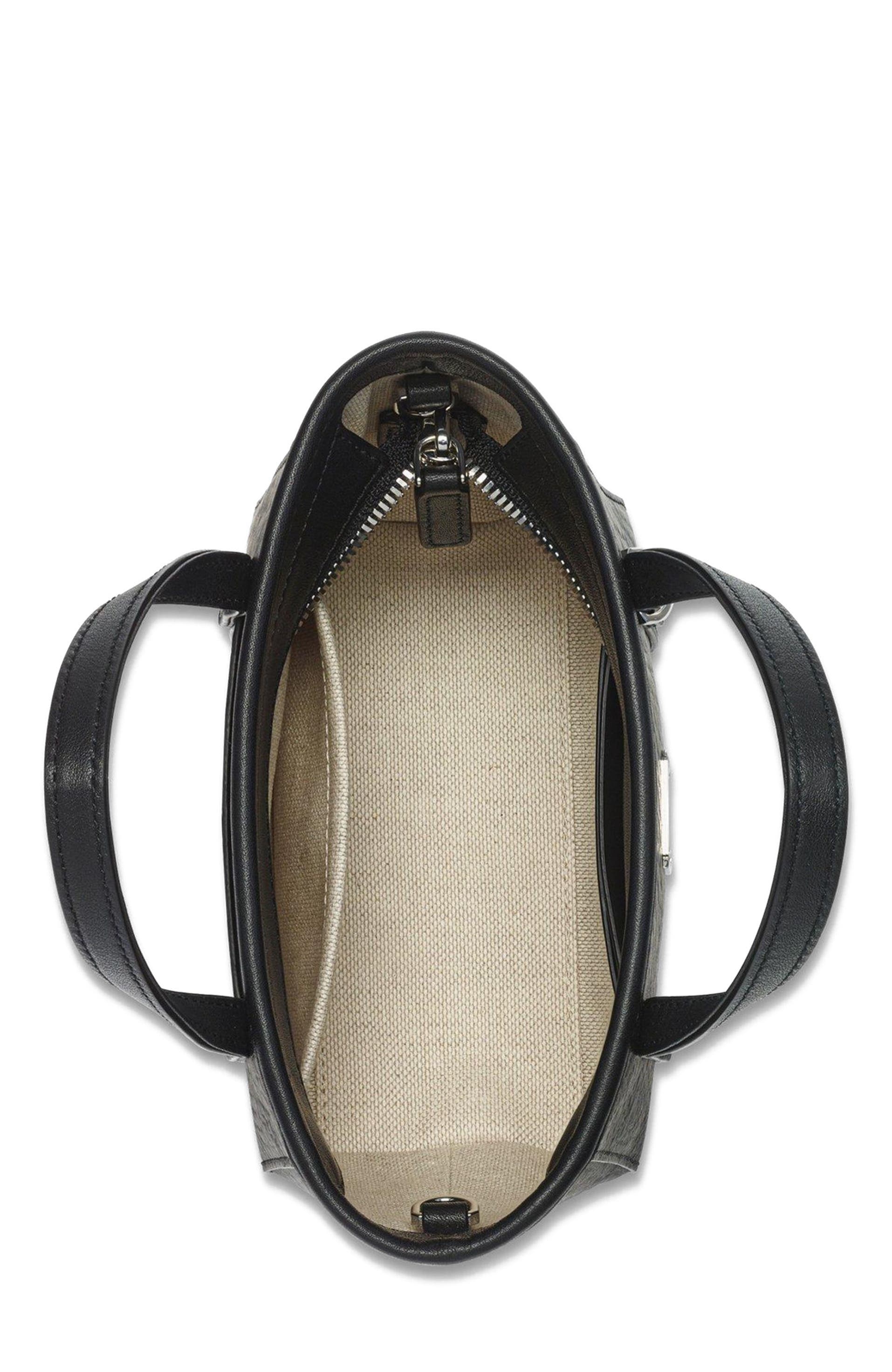 MCM X-Mini Toni Top-Zip Shopper in Visetos, Alternate, color, 