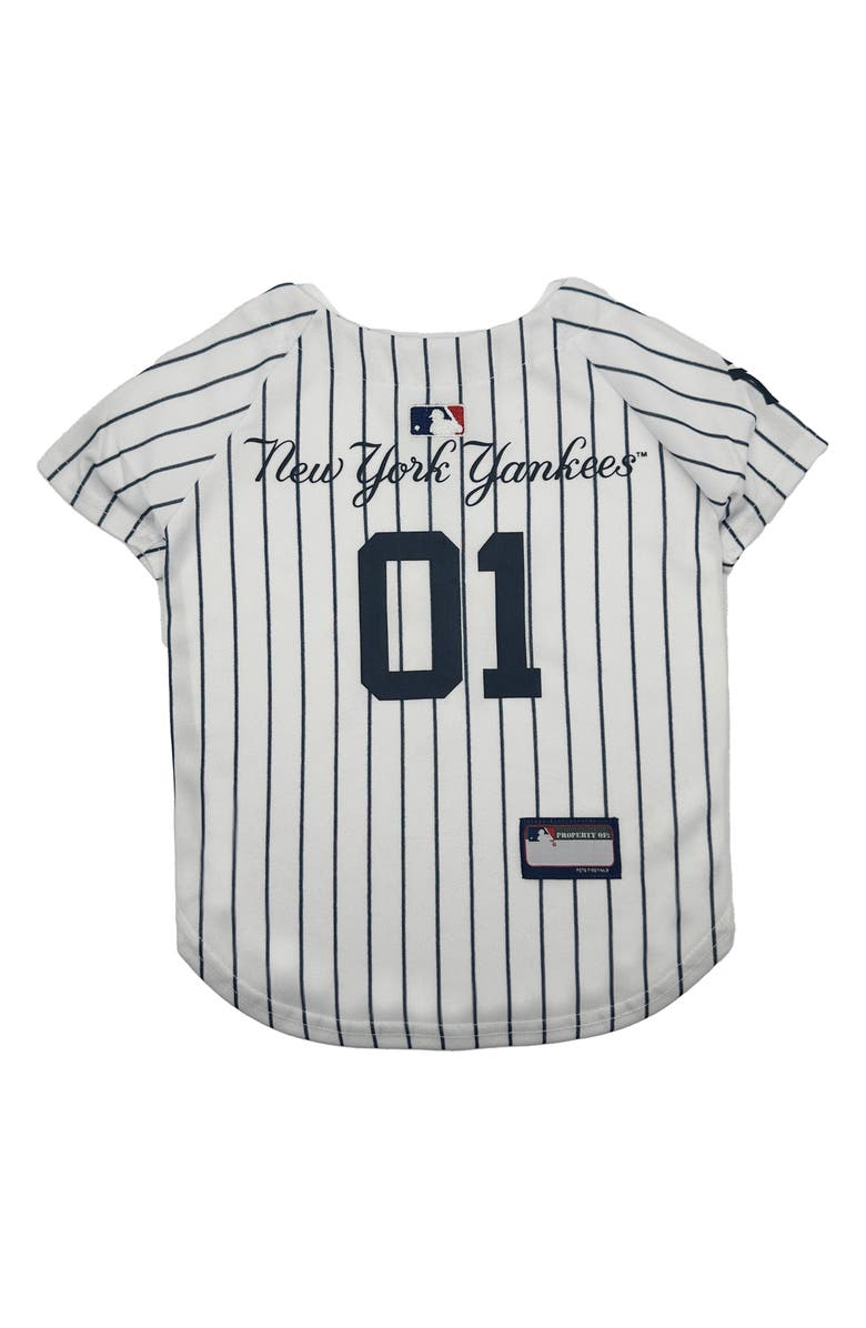 PETS FIRST New York Yankees Basketball Dog Jersey, Main, color, 