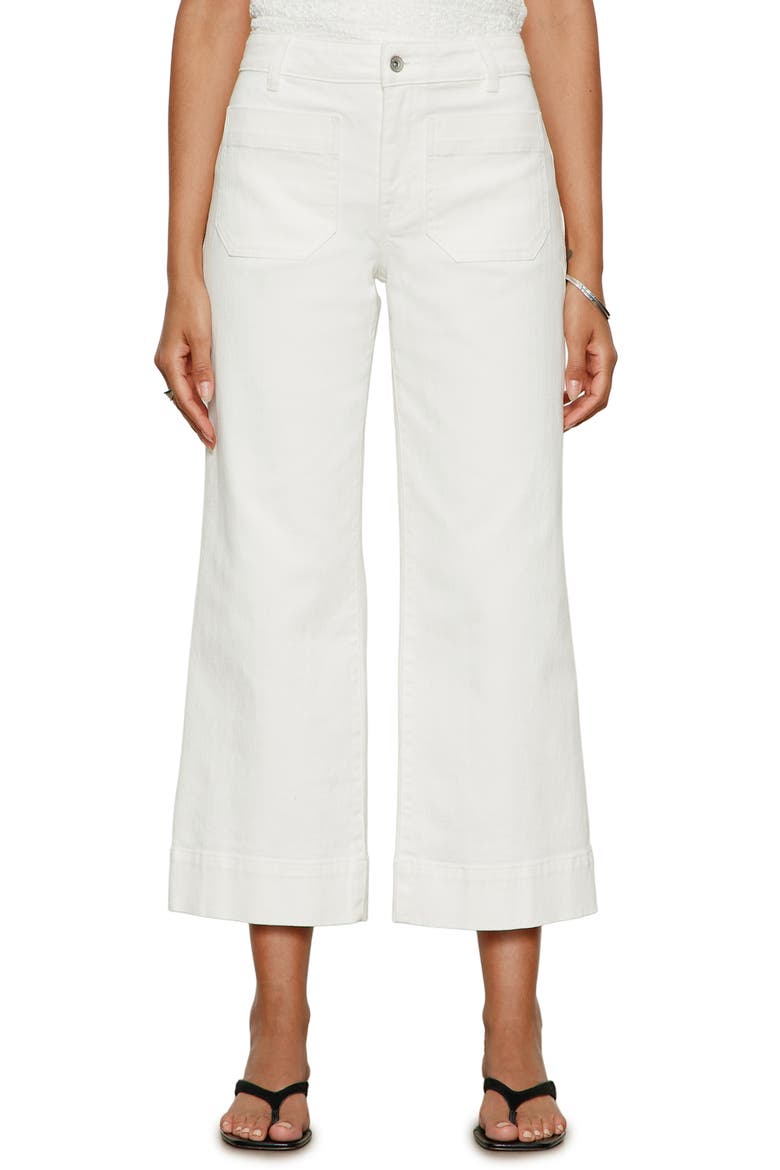 The Marine Crop Denim Pants, Main, color, BLEACHED W