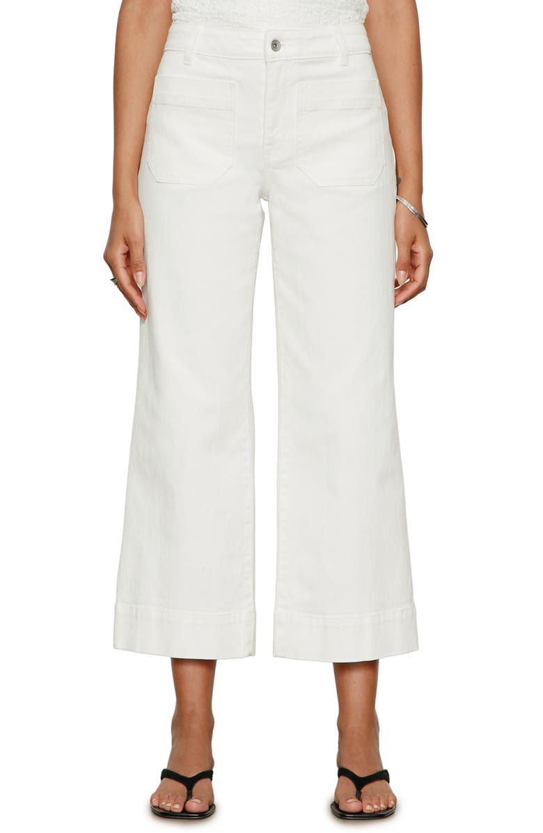 Sanctuary The Marine Crop Denim Pants, Main, color, Bleached W
