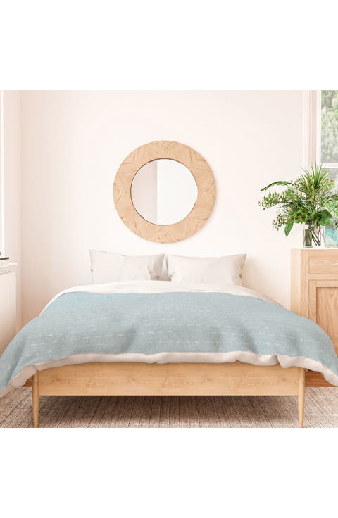 Lad Running Stitch 3-Piece Duvet Set - Queen