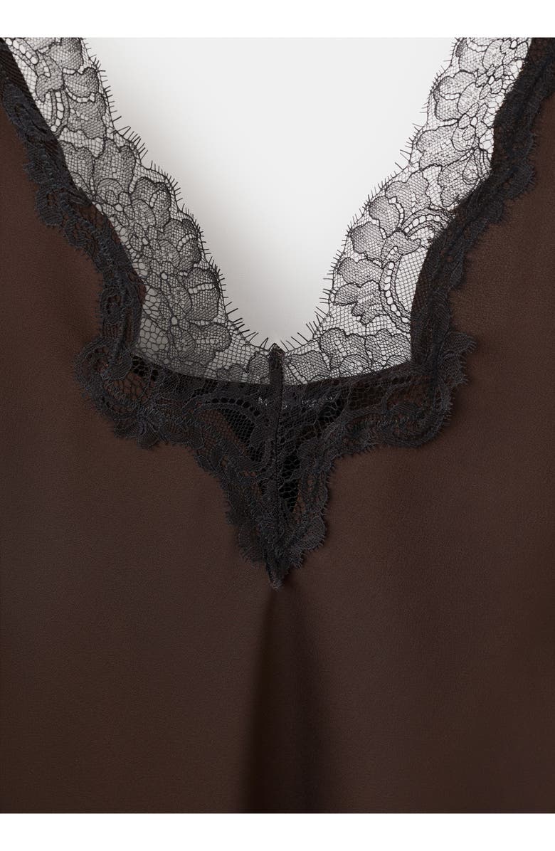 MANGO Satin Camisole Midi Dress, Alternate, color, 