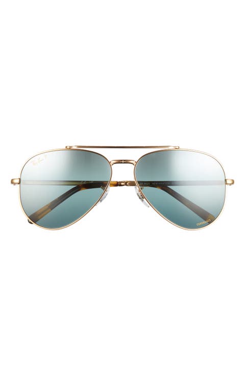 New Aviator 58mm Polarized Pilot Sunglasses