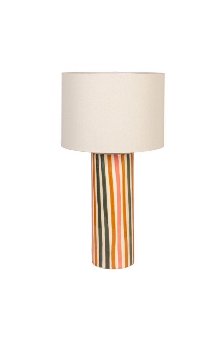 Storied Home Table Lamp with Shade, Main, color, Orange