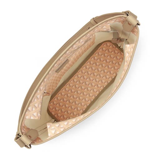 Lancaster Zipped Bucket Bag Ikon It In Beige