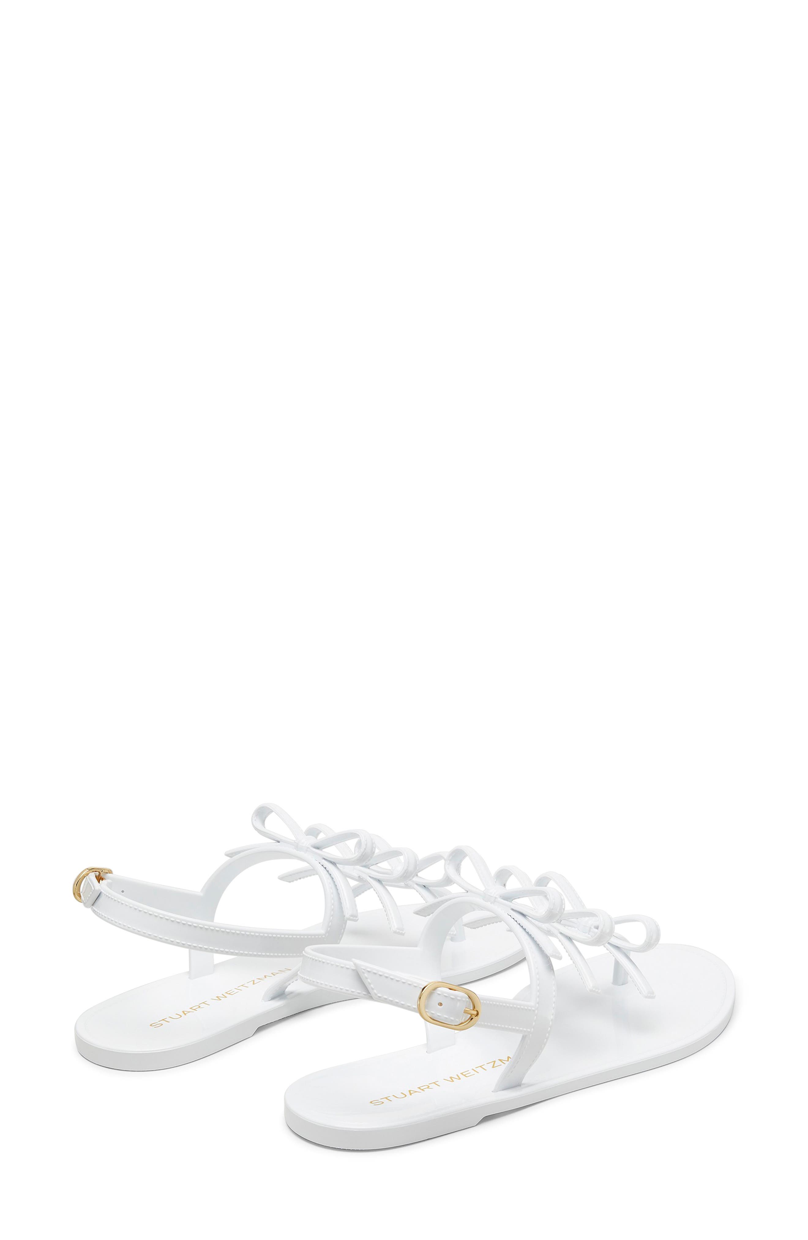 Stuart Weitzman Felicity Jelly Sandal, Alternate, color, White