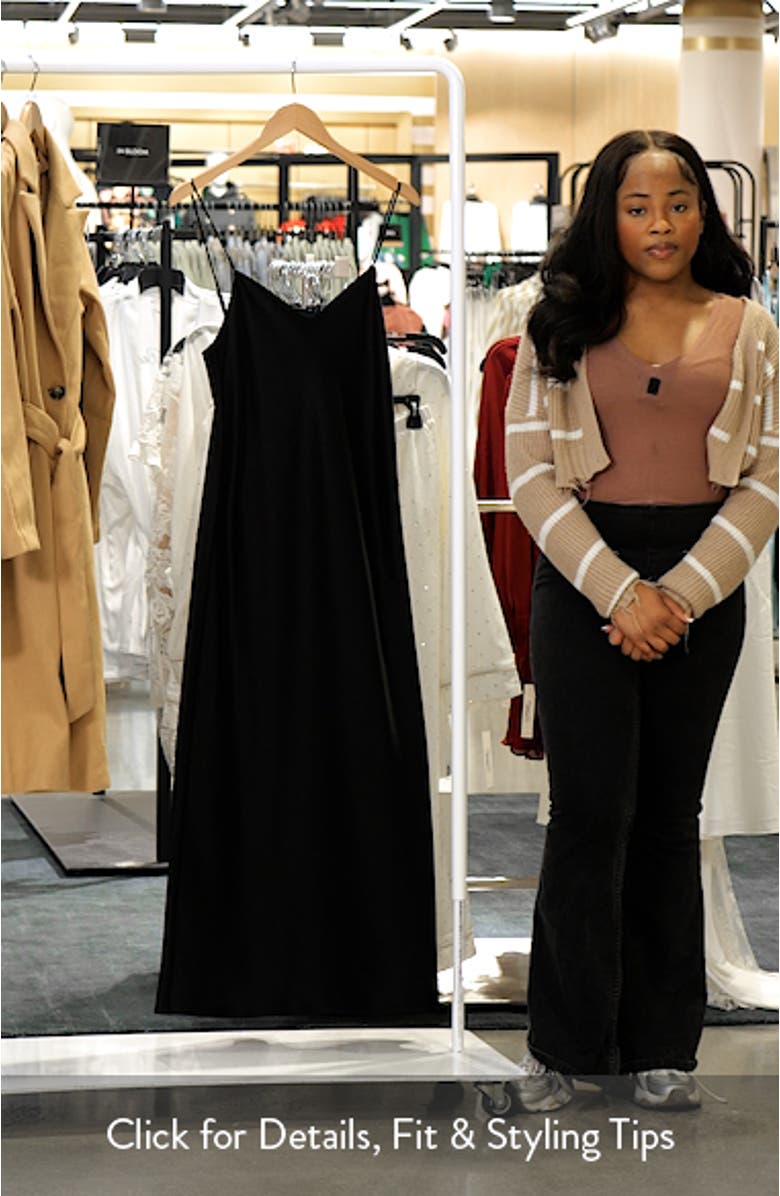 Double Face Satin Slipdress, sales video thumbnail