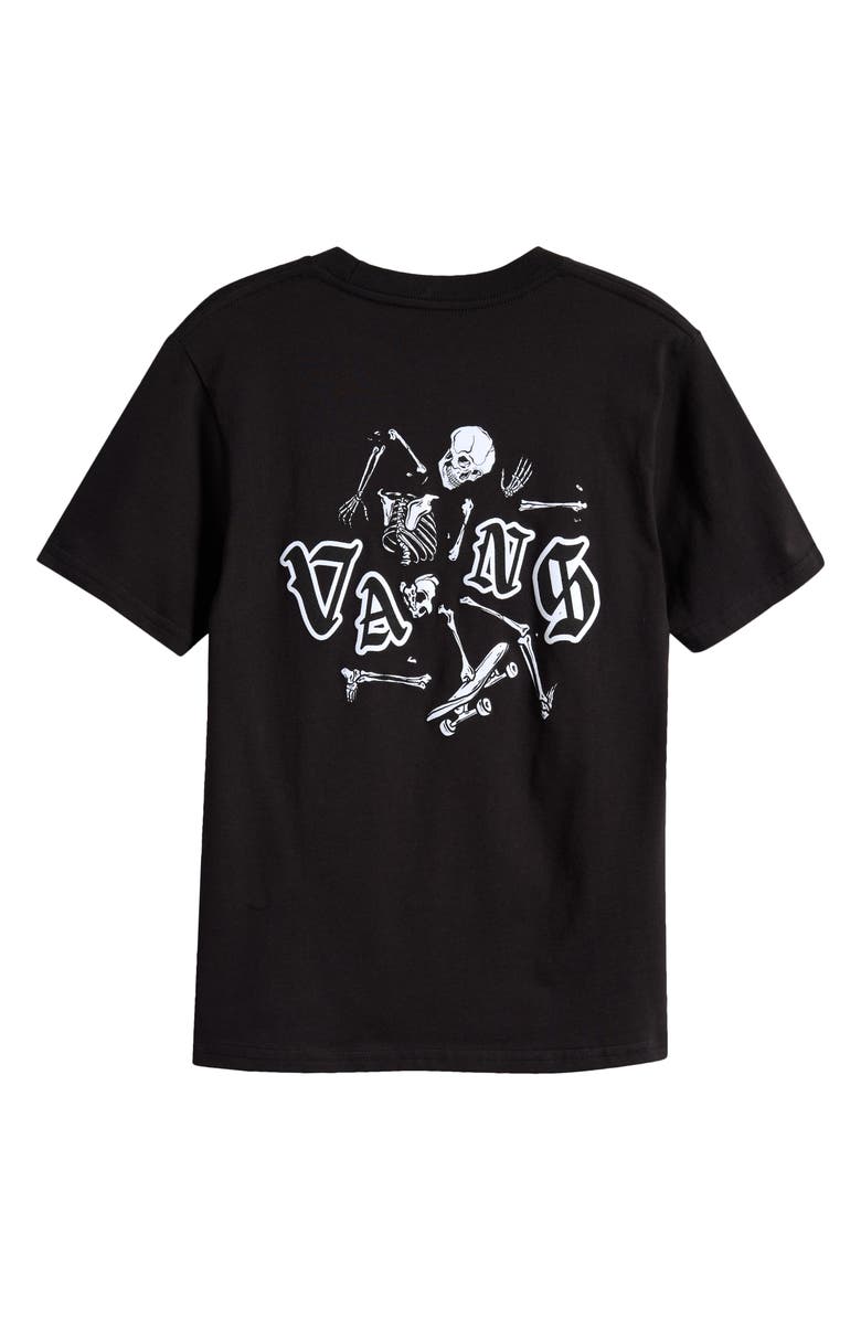 Vans Kids' Shattered Cotton Graphic T-Shirt, Alternate, color, Black