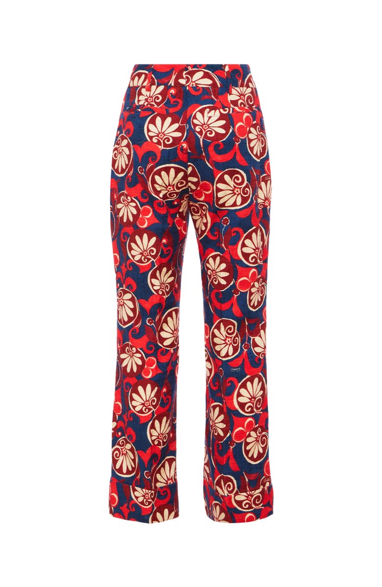 La DoubleJ Hendrix Pants Moonflower Navy, Alternate, color, 