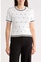 selected Ivory/ Navy Dot
