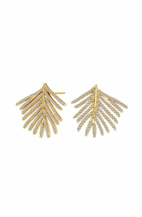 Palm Leaf Earrings
