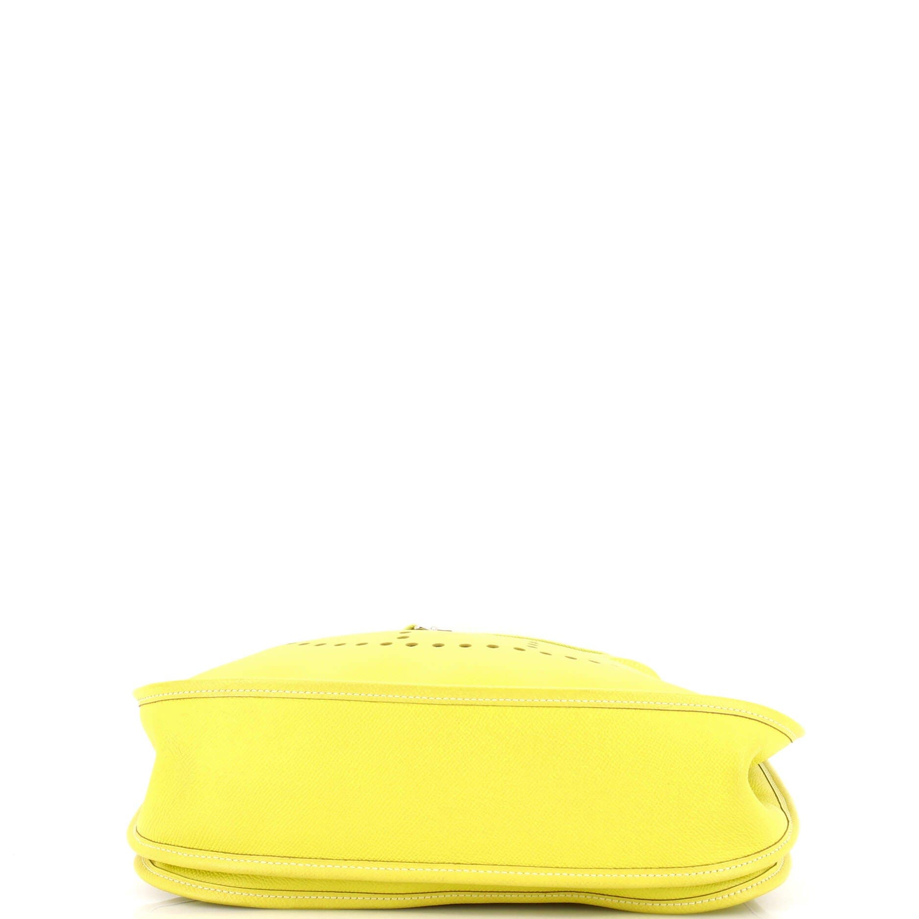 Pre-Owned Hermes Evelyne Bag Gen III Epsom PM, Alternate, color, Lime