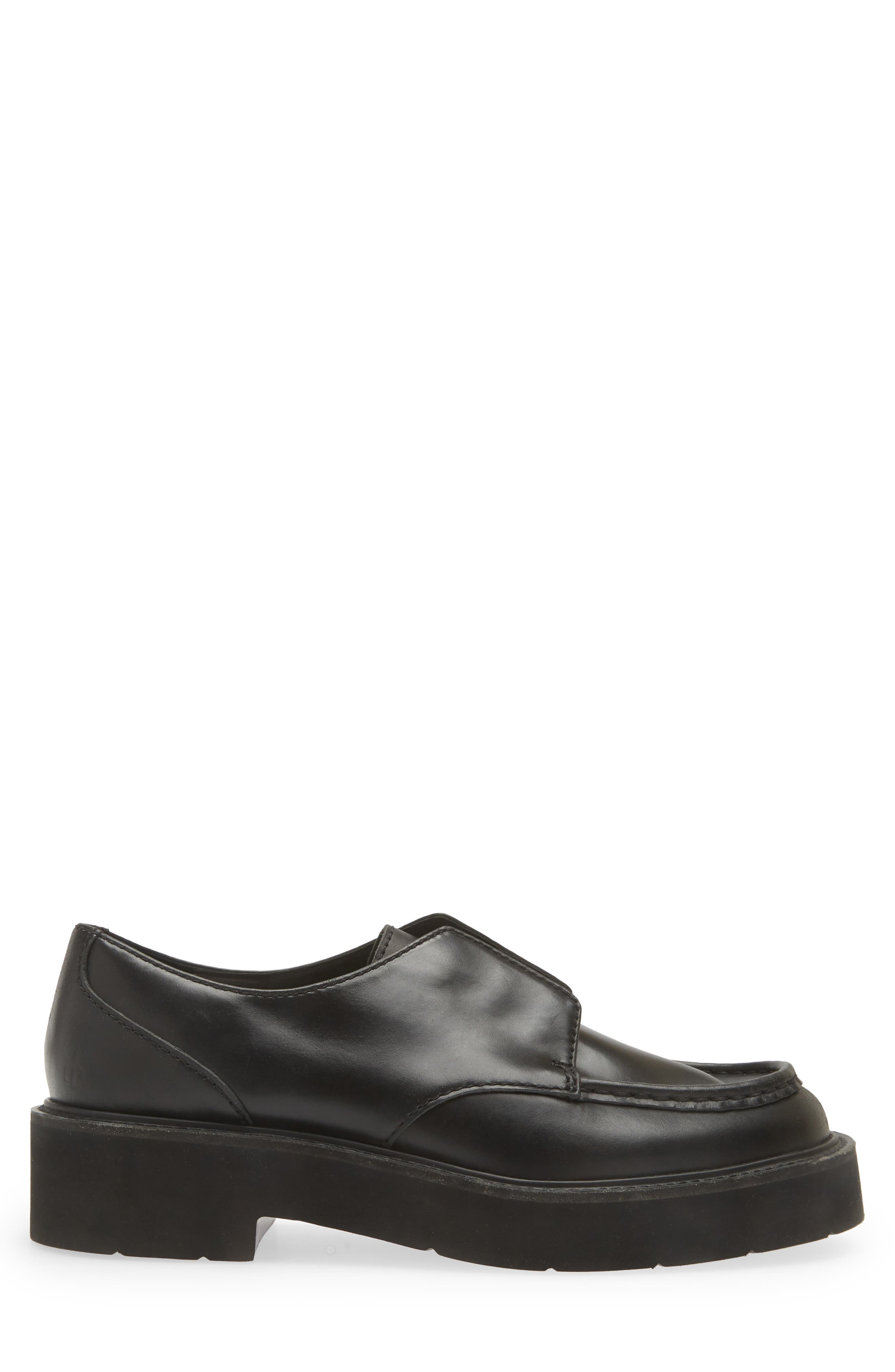 rag & bone Tucker Moc Toe Derby, Alternate, color, Black