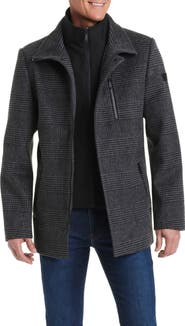 Vince Camuto Car Coat With Bib
