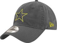 New Era Men's New Era Graphite Dallas Cowboys Volt 9TWENTY Adjustable Hat