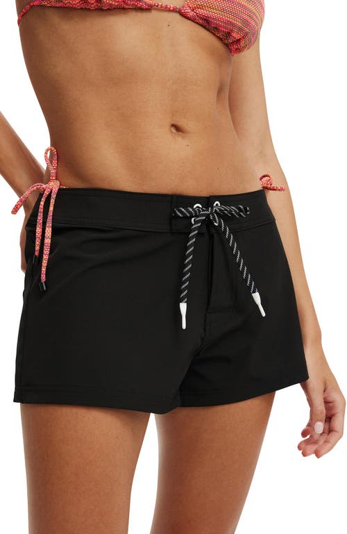 Cotton On Body Hipster Beach Board Shortie In Deep Black