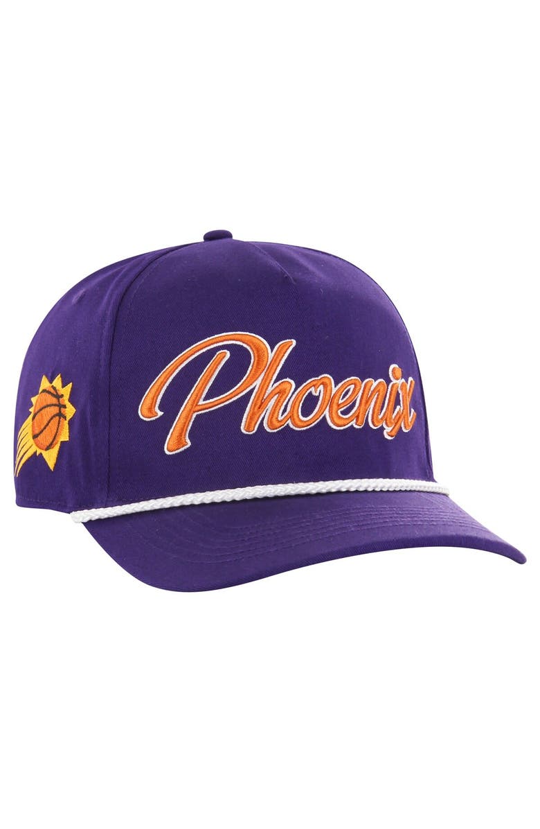 '47 Men's '47  Purple Phoenix Suns Overhand Logo Hitch Adjustable Hat, Main, color, Purple