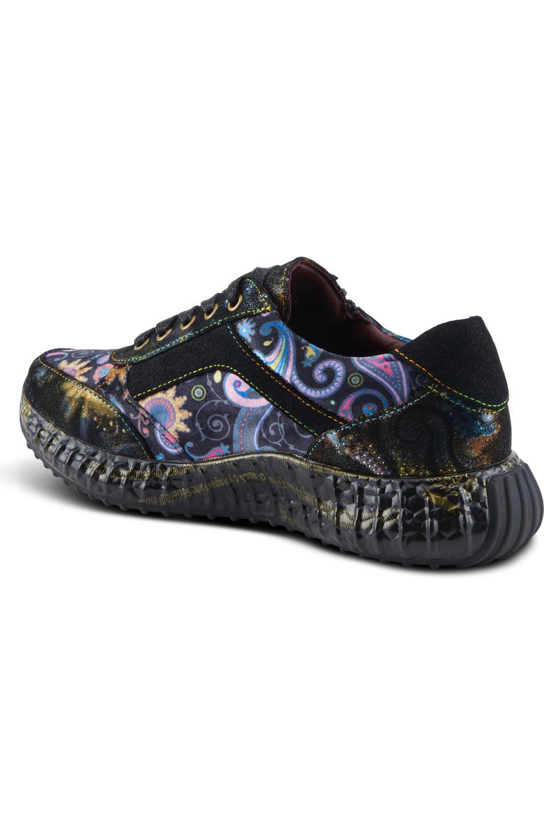 L'Artiste by Spring Step Javana Platform Sneaker, Alternate, color, Black Multi