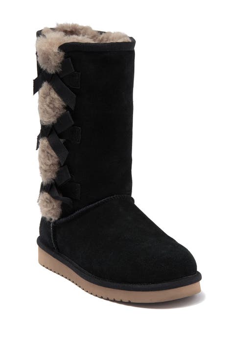 Koolaburra by UGG Victoria Tall Genuine Dyed Shearling Trim & Faux Fur Boot (Women)